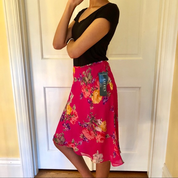 Ralph Lauren Floral Summer Skirt - Picture 1 of 4